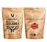 Stand Up Kraft Pouch Zipper Bag Packing Brown Paper k Colorful Print Tea Packaging Sealable supplier
