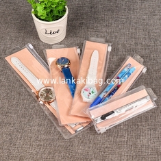 China High quality transparent watch pen packaging bag with zipper customized PVC plastic bag supplier